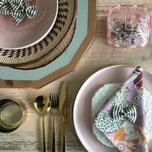 Load image into Gallery viewer, MAXIMALIST LEOPARD TABLE SETTING. STATEMENT HOMEWARE HANDMADE IN SUSSEX
